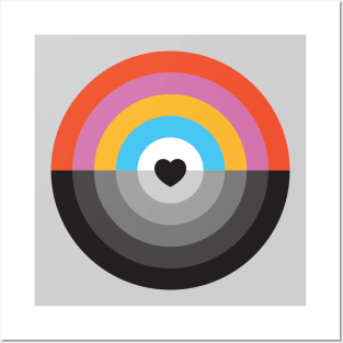 Happy Pride Rainbow Black Lives Matter Posters and Art